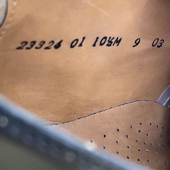 Stacy Adams Men’s Black Leather Lace Up Bike Toe Oxford Shoes Size 10.5M - Picture 6 of 14